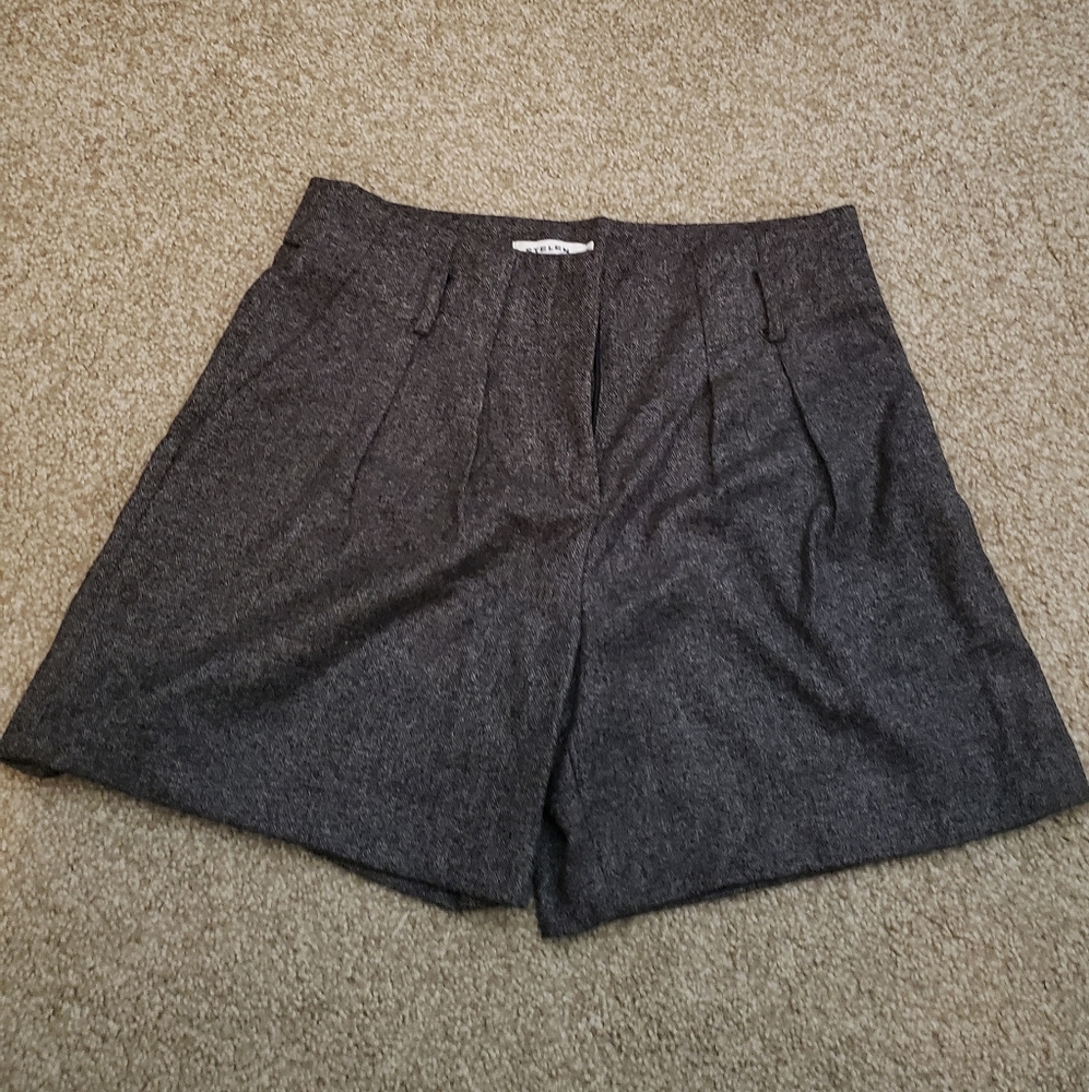NWOT high waisted pleated shorts